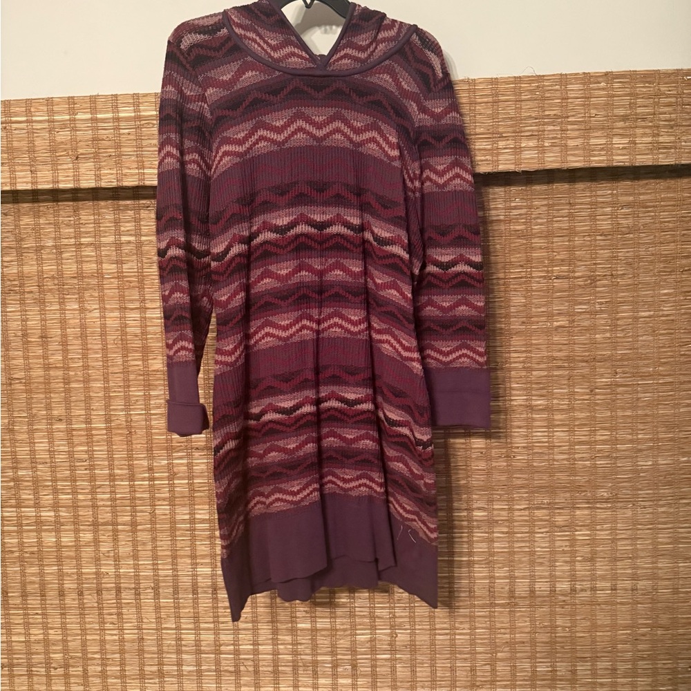 Prana Purple and Pink Patterned Dress